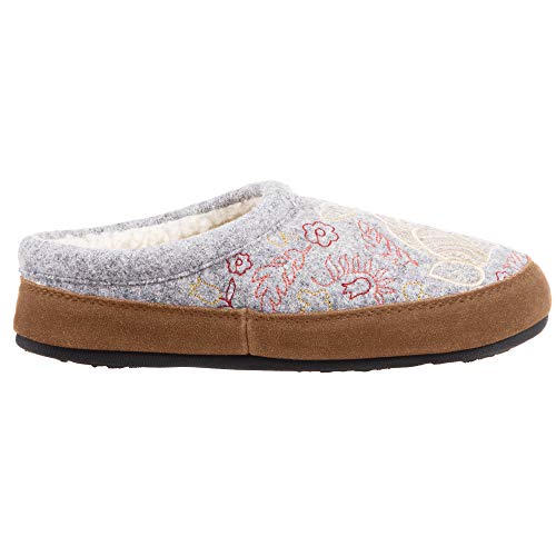 Acorn Womens Slipper with Berber Lining, Suede Siding and Durable Non-Slip Indoor/Outdoor Sole - Main Image