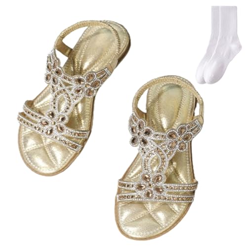 Sandales orthopédiques d'été pour femmes à bout ouvert style boho