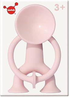 MOLUK 2843203 Oogi Junior-Figura elástica con ventosas, Educativo de Silicona, Juego Creativo para niños a Partir de 3 años, Juguete de motricidad, Color Rosa