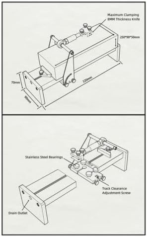 Professional Fixed Angle Grinder Household Knife Sharpening Frame Thickness 8MM
