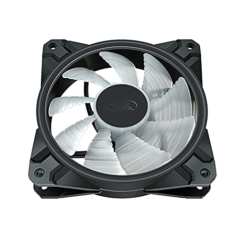 Kit com 3 Fans DeepCool CF120 Plus Preto RGB 120mm