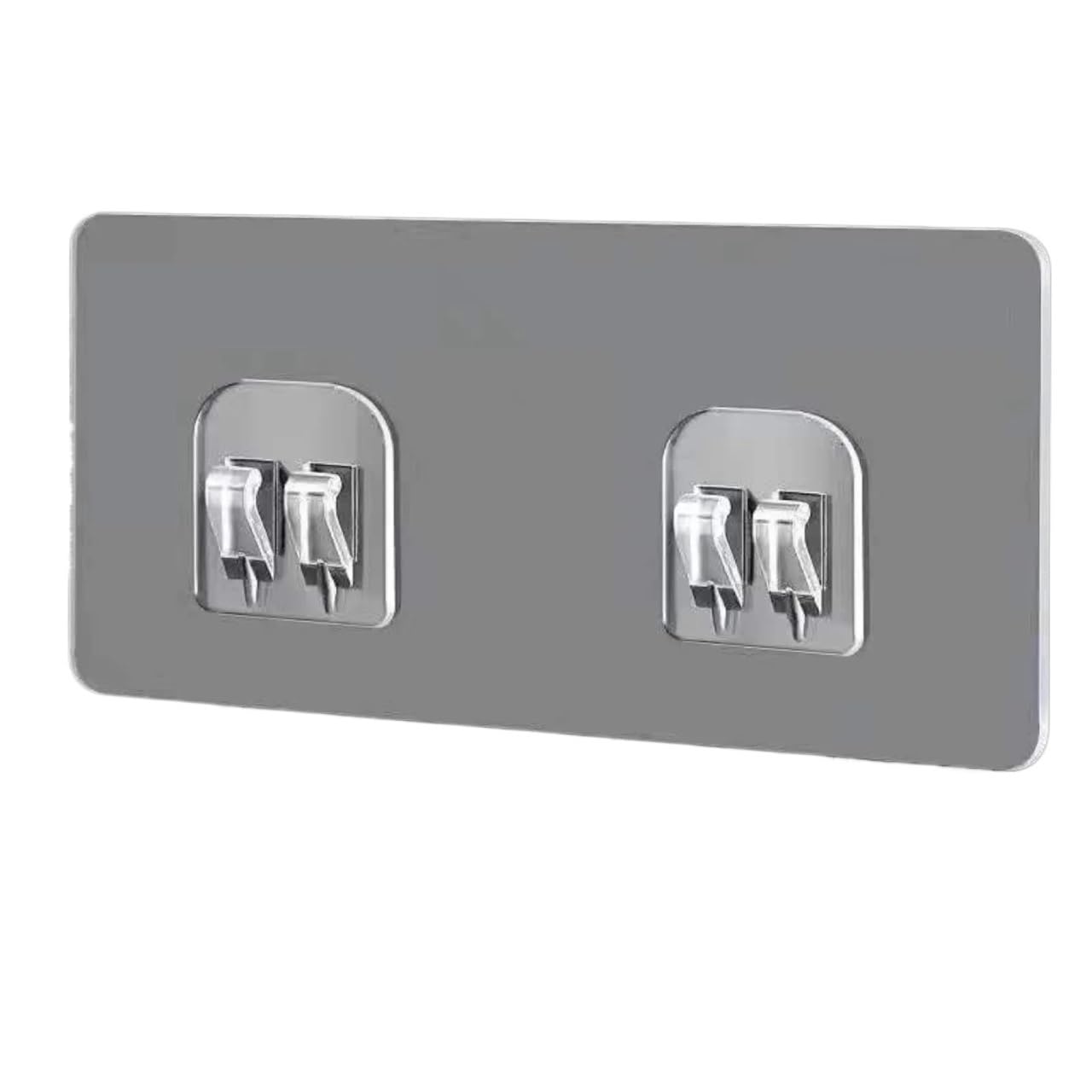 Xinxiyuan B Style Seamless Transparent Self Adhesive Hooks Hanging Holder Strong Shelf Hook For Kitchen Bathroom Wall Storage Rack Fixing Stickers(,10Pcs)
