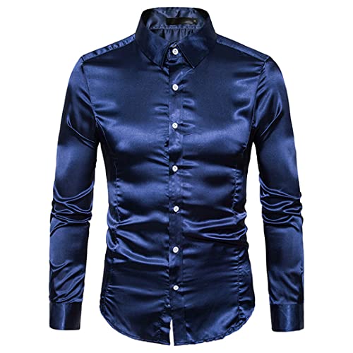 Chemise en satin or brillant coupe ajustée : éclat soyeux et confort textile premium