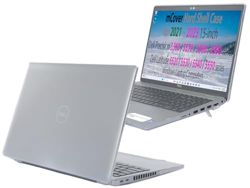 mCover Case Compatible for 2021～2025 15' Dell Precision 3560/3570 / 3580/3590 & Latitude...