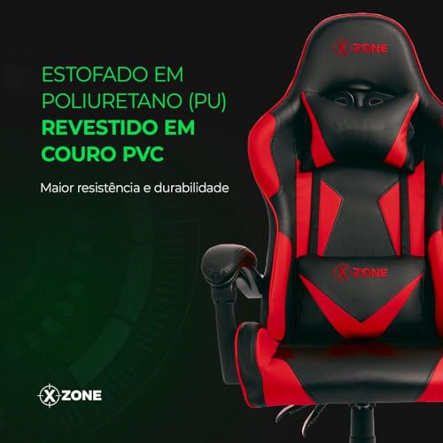Cadeira Gamer Premium, Xzone, Vermelho/Preto - CGR-01-R
