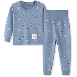 Pijamas Talla 24 Meses YANWANG 100% algodón Baby Boys Pijamas Set Ropa de Dormir de Manga Larga (6M-5 Años) (Tag55 (12-24 Meses), Patrón 7(Cintura Alta))