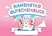 Namenstag Gutscheinbuch: Blanko Gutscheinheft zum personalisieren und selbst ausfüllen, 20 Gutscheine als Geschenk für Mädchen und Frauen