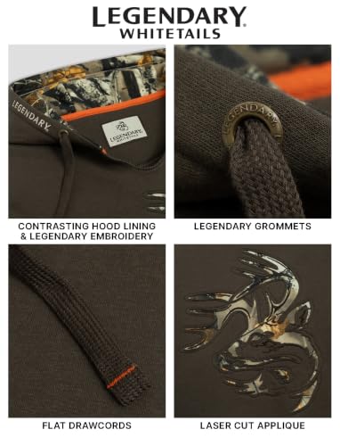 Image of Legendary Whitetails Mens Plaid Camo Pullover Hoodie
