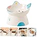 BESPORTBLE Elevated Ceramic Cat Bowl for Comfortable Feeding High Base Design for Better Digestion and Easy Use Cute Cat Bowl for Snacks and Water Stylish and Stable Pet Dish