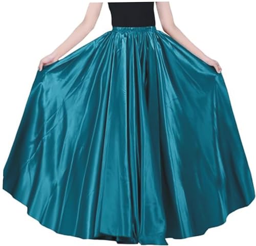 Image of Radhika 'n' Dhaanya creation Women's Silk Fabric Double Umbrella Lehenga Skirt Flare 8 to 9 mtrs.