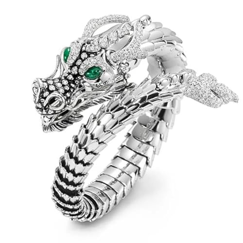 Bague dragon réglable pour affirmer votre personnalité hip hop et gothique sans problème de taille
