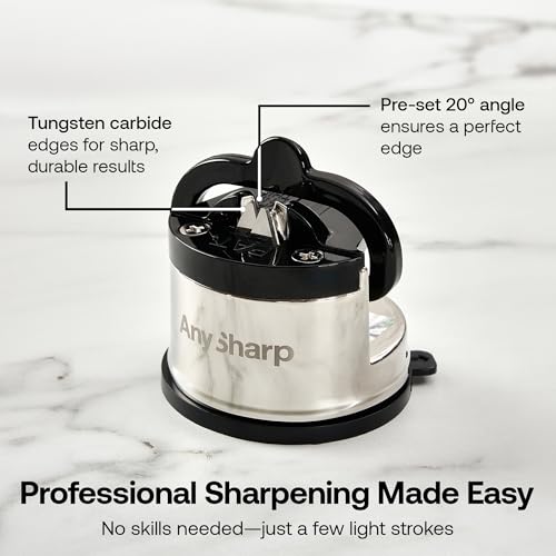 AnySharp Pro Knife Sharpener, Metal