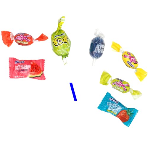 Image of Sweet and Sour Candy Variety Pack, 1 Pound Candy Mix, Individually Wrapped Bulk Candy, Party Mix Assortment, Pinata Stuffers, Candies For Goodie Bags