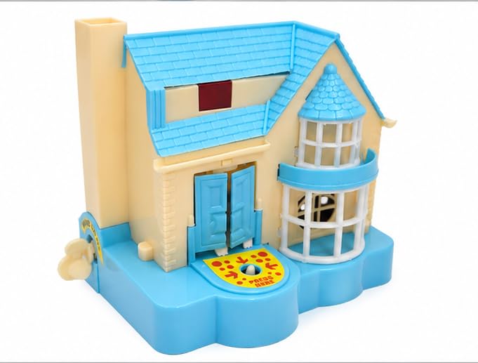 Image of Puppy House Coin Bank Toy for Kids | Automatic Coin Eating Dog Money Saving Box | Wind-Up Interactive Piggy Bank | Educational Gift for Boys & Girls (Blue)