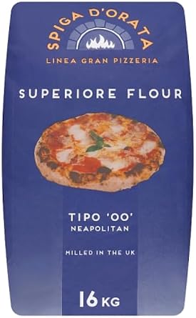 Spiga D'Orata Pizzeria Tipo 00 - Italian Pizza Flour 16kg, High Protein, Neapolitan Style 16kg Superiore Flour