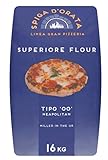 Spiga D'Orata Pizzeria Tipo 00 - Italian Pizza Flour 16kg, High Protein, Neapolitan Style (16kg Superiore Flour)