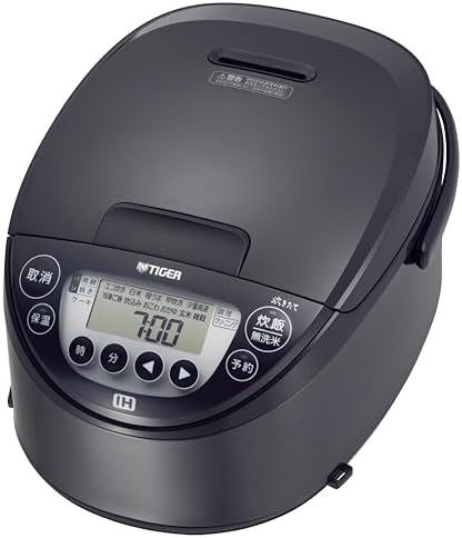 （23:00時点） 【WEB限定】タイガー魔法瓶 炊飯器 5.5合 全2サイズ IH 日本製 炊きたて 遠赤厚釜 調理 早炊き 時短洗浄 冷凍ご飯 少量高速 内ぶた 食洗機対応 お手入れ簡単 環境配慮モデル しゃもじなし ブラック JPN-N100K