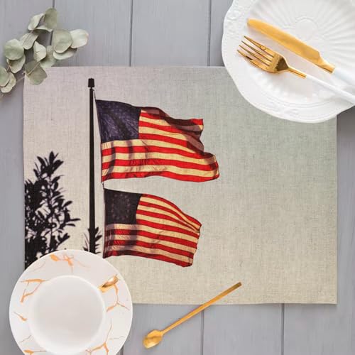 Set de table en lin USA grand format 40x28.5 cm pour deco table repas