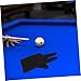 BESPORTBLE Professional Billiard Gloves Wear-Resistant Three-Finger Design for Men and Women for Snooker and Pool Games Comfortable Stretchable Material Black