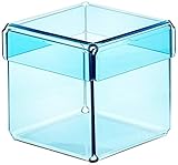 Faberplast CAJA METACRILATO DADDO COLORES (Azul claro translúcido)