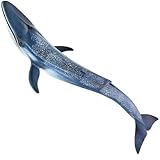 Gemini&Genius Blue Whale and Shark Action Figure, Ocean Blue Whale Shark Gift and Play Toys for Kids Birthday Party, Baby Shower Cake Topper, Bath and Swimming Toy