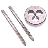 HSS M3 x 0,5 mm Taper and Plug Tap and M3 x 0,5 mm Die Metric Thread Right Hand
