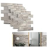 UISEBRT Adhesivo para azulejos de cocina, sistema de nivelación de PVC, 10 unidades, decoración de azulejos de 34 x 29 cm, para baño, lavabo, decoración de chimenea (tipo B)