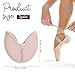cobee 2Pairs Pointe Shoe Toe Pads, Toe Pad for Pointe Shoes, Ballet Toes Pad High Heels Toes Caps Toeing Pads, Ballet Dance Shoe to e Protector Accessories for Women Dancers(Style A)