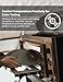 New Upgrad Dual-Faced Scale 12-Notes Handpan Drum, Handpan Drums for Adults, 440Hz D Minor Kurd Handpan, 10-Note Scale on Top, 2-Note Scale on Bottom, Beginner Handpan Drum (Gold Eye, 22 Inch)