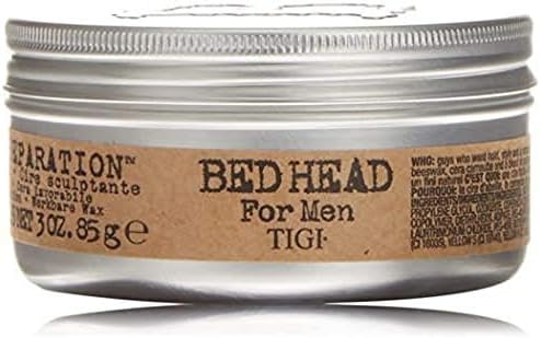 Tigi Bed Head B for Men Matte Separation Workable Wax 2.65 oz Earplug, 6 cm, Black