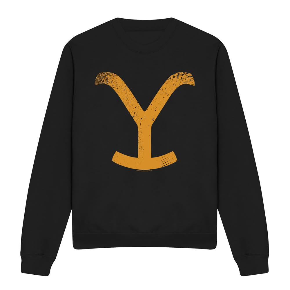 YELLOWSTONE Bluza sportowa Uniseks Yellowstone Large Brand Crew Sweatshirt
