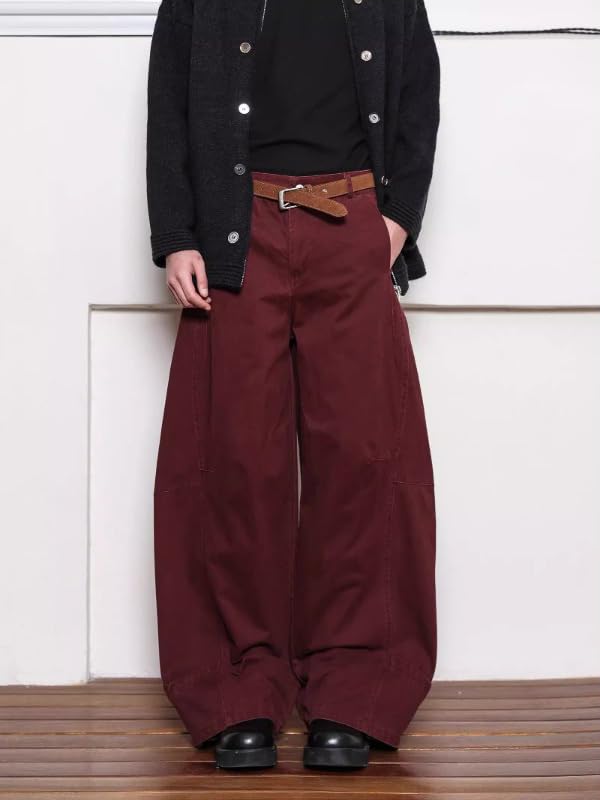 Unisex Baggy Barrel Jeans – Straight Leg Retro Denim Trousers Hip Hop Cargo Jeans2