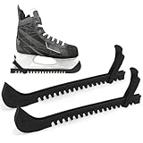 Matériau : La housse de protection patin a glace est faite d'un bon plastique flexible, résistant à l'usure et difficile à casser,Pas besoin de vous inquiéter dans les environnements à basse température en hiver, offrant une protection fiable et durable à vos patins.