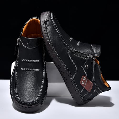 Image of Coramtty Mens Classic Loafers Moccasins Walking Outdoor Walking Shoes