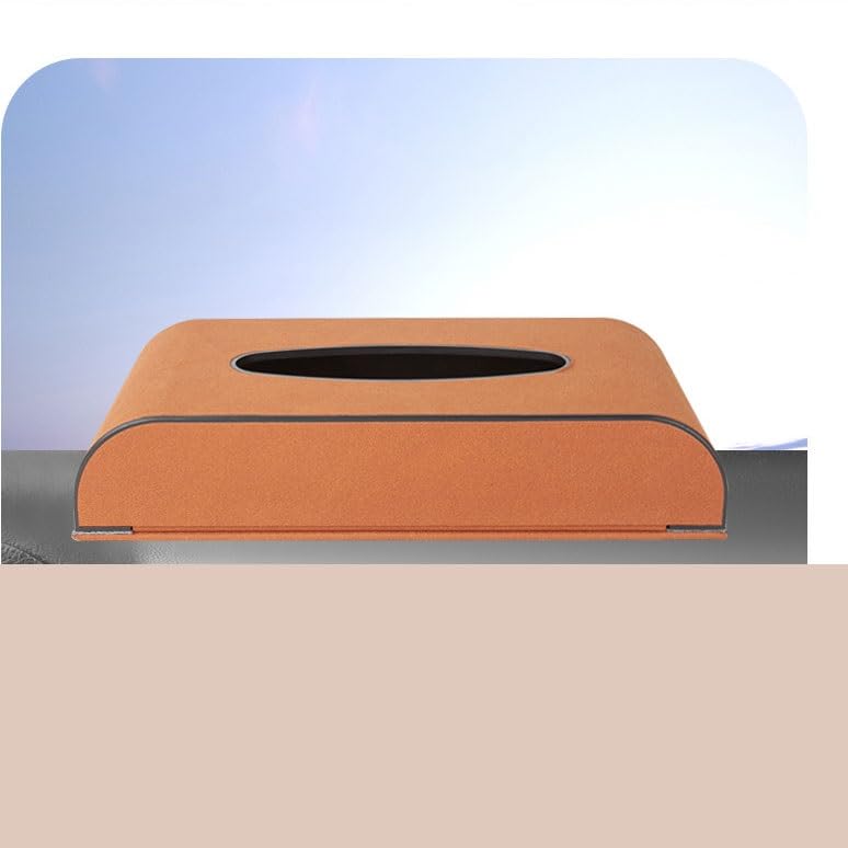 Boîte à mouchoirs en daim pour console centrale de voiture - 7