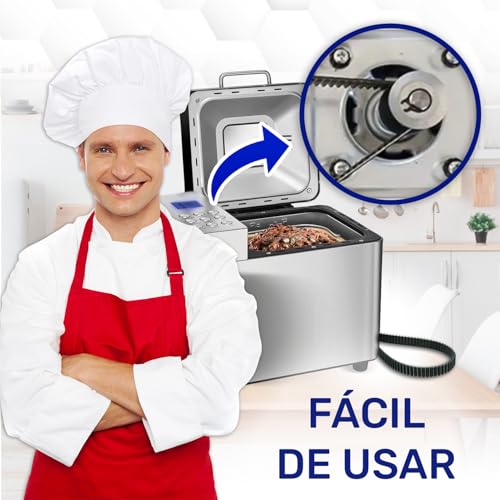 Correa Dentada para Panificadora 420 x 8 mm con Código Original 8656050 para Unold Backmeister - Garantía de 10 Años - MONTERAL - imagen 5