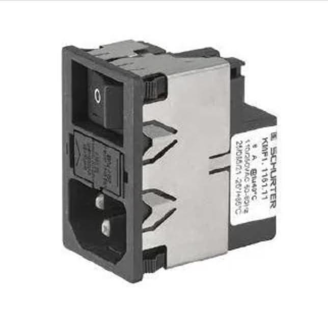 KMF1.1121.11, AC Power Entry Modules Power Entry MOD 10A/250VAC No/Drawer