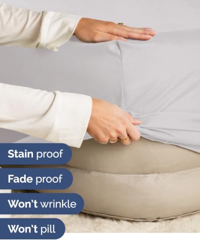 Image of CGK Linens 2 Pack Extra Deep King Fitted Sheets - French Grey