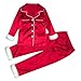 Couples Pajamas Matching Sets Trendy Fashion Family Christmas Pajamas Matching Sets 2025 Oversized Casual Silk Satin Xmas Pjs Matching Sets Long Sleeve Shirts Pants Holiday Couples Sleepwear
