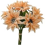Opatiny PU-Sonnenblumensträuße für Heimdekoration, künstliches Blumenarrangement für Wohnzimmer, Essbereich oder besondere Anlässe, für Geburtstage, Jubiläen, Einweihungsfeiern