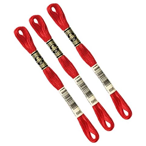 DMC Bright Red Embroidery Floss Pack Cover