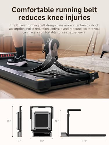 Image of WALKINGPAD Folding Treadmill, 2 in 1 Walking Pad with Handle Bar