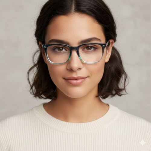 Image of IFLASH Zero Power Light Weight Computer Readers Blue Light Blocking Eye Glasses Men Women | Anti Glare UV Blu Ray light Filter Cut Reflection Protection Lens TR90 Frames