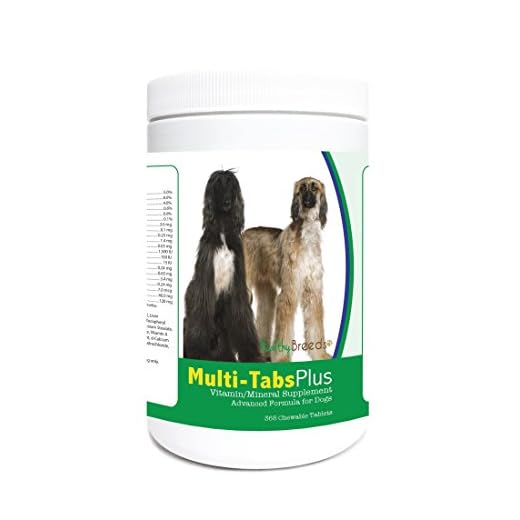 Healthy Breeds Afghan Hound Multi-Tabs Plus Chewable Tablets 365 Count