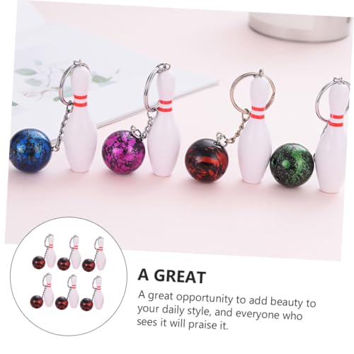 Porte-clés de bowling par 12, parfaits comme petits cadeaux invités pour anniversaires - 3