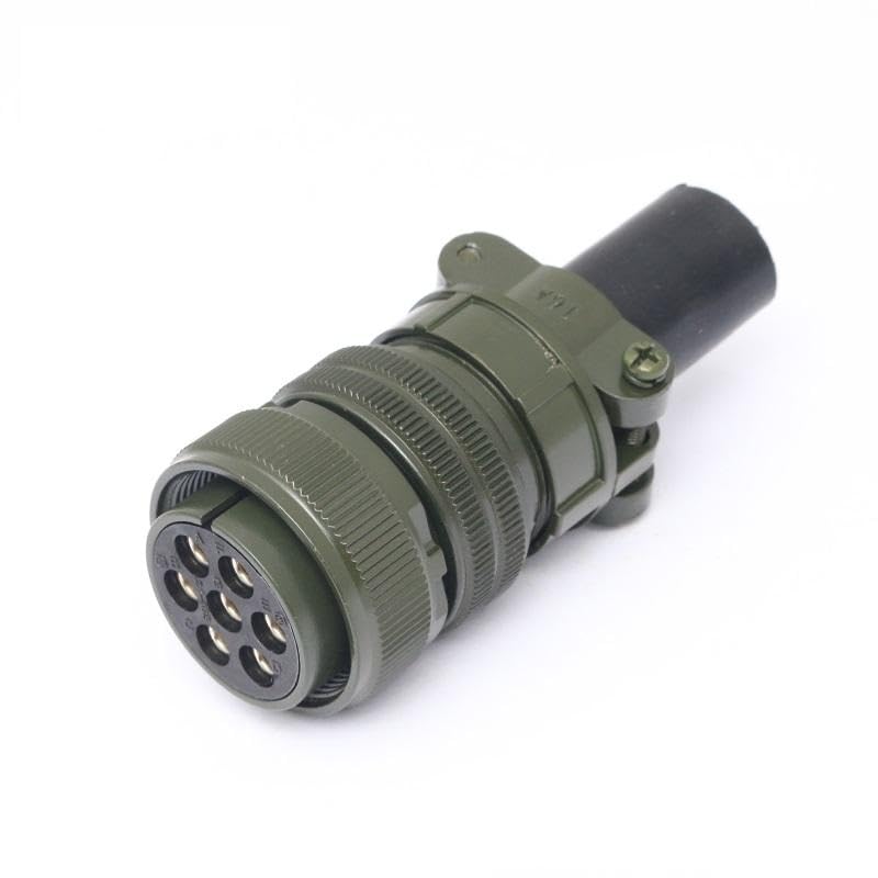 MS5015 MS3106A-24-10S 7Pin 7P U.S. Military Standard Aviation Plug Connector