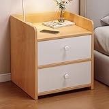 ROBUSTE ET DURABLE : Fabriquée à partir de bois massif, cette table de nuit présente une construction simple for correspondre au style de votre maison. Avec 1 tiroir et 1 étagère de rangement ouverte, vous trouverez une quantité considérable d'espace de rangement caché dans cette jolie table de nuit.