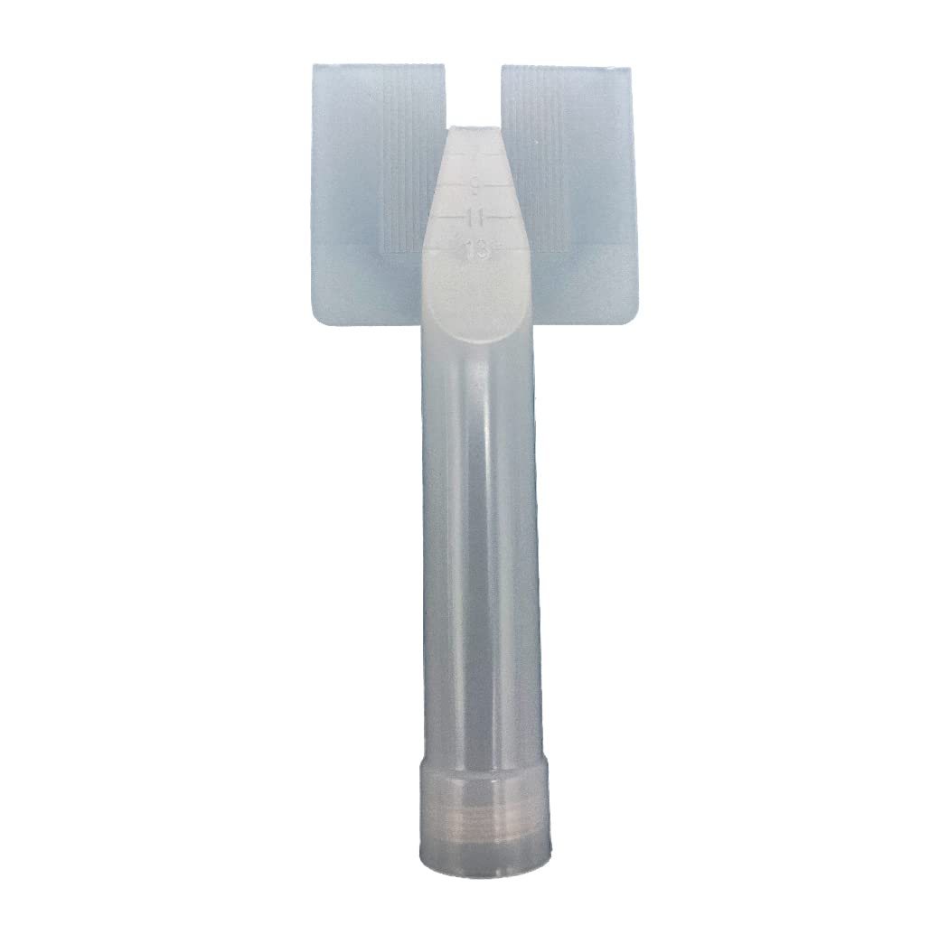 LAUCO 1K Plastic Transparent Extrusion Nozzle - Pack of 10
