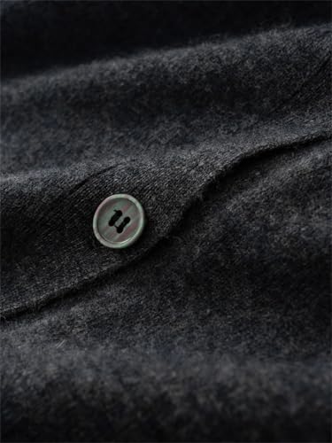 Men's V-Neck Cashmere Sweater Autumn Winter Cardigans Basic 100 Percent Merino Wool Long Sleeve Korean Style Clothing Tops2