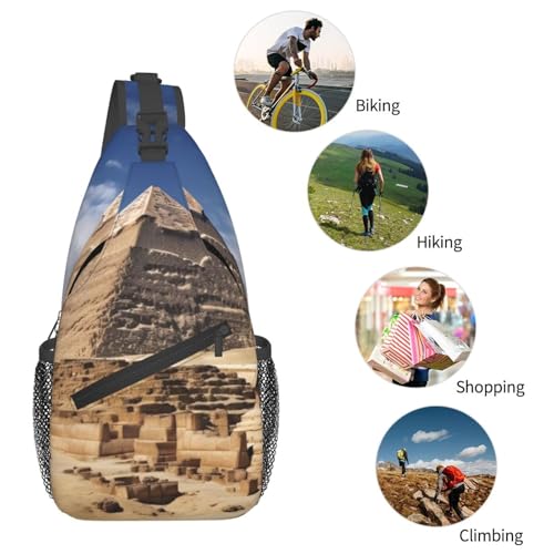 Bolso Cruzado para Hombre Mochila Diagonal Pyramids miniatura 6